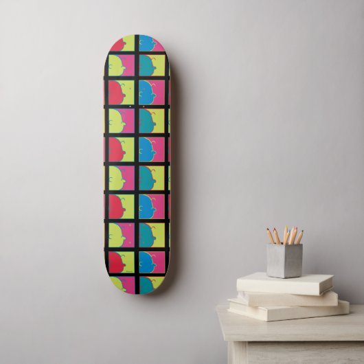 pinda's | Moderne Pop Art Charlie Brown Persoonlijk Skateboard (Muurkunst)