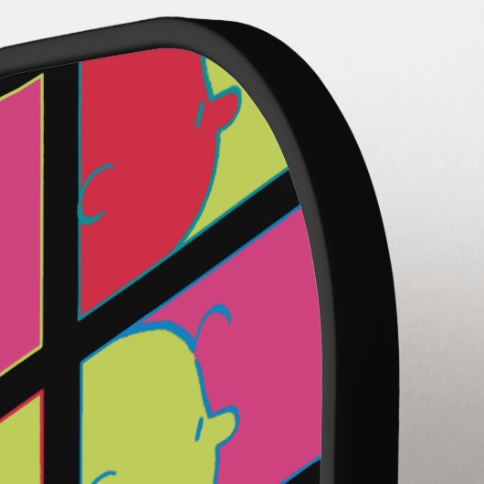 pinda's | Moderne Pop Art Charlie Brown Pickleball Paddle (Links Detail)