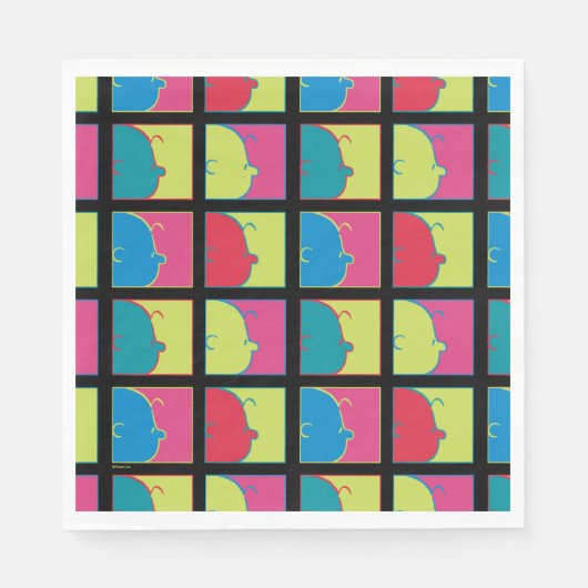 pinda's | Moderne Pop Art Charlie Brown Servet (Voorkant)