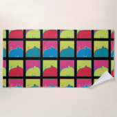 pinda's | Moderne Pop Art Charlie Brown Strandlaken (Voorkant)