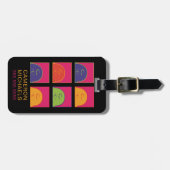 pinda's | Moderne Pop Art Het is Charlie Brown Bagagelabel (Voorkant horizontaal)