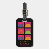 pinda's | Moderne Pop Art Het is Charlie Brown Bagagelabel (Voorkant verticaal)