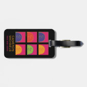 pinda's | Moderne Pop Art Het is Charlie Brown Bagagelabel (Achterkant horizontaal)