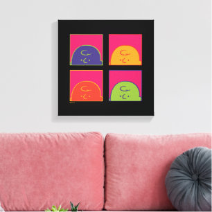 pinda's Moderne Pop Art Het is Charlie Brown Canvas Afdruk