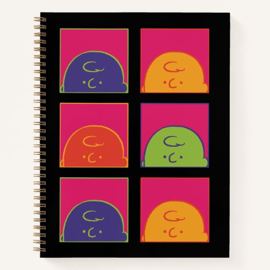 pinda's | Moderne Pop Art Het is Charlie Brown Notitieboek (Voorkant)