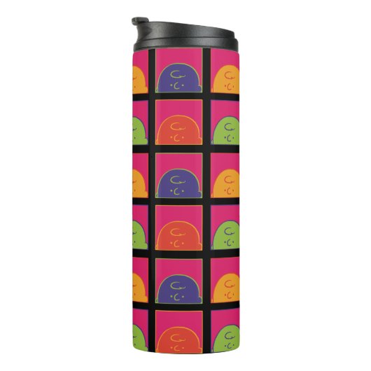 pinda's | Moderne Pop Art Het is Charlie Brown Thermosbeker (Geroteerd rechts)