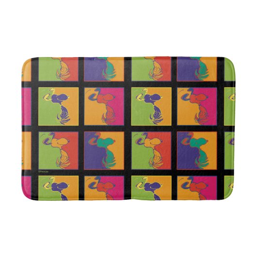 pinda's | Moderne Pop Art Snoopy Badmat (Voorkant)