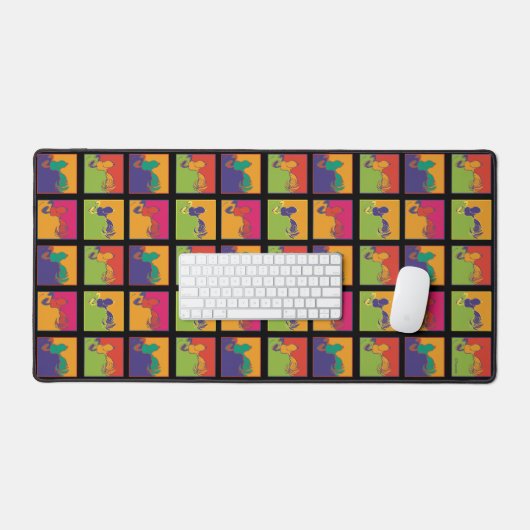 pinda's | Moderne Pop Art Snoopy Bureaumat (Keyboard & Muis)