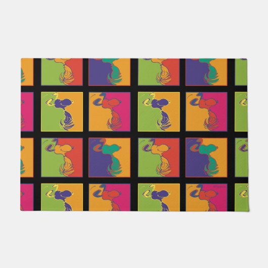 pinda's | Moderne Pop Art Snoopy Deurmat (Voorkant)