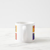 pinda's | Moderne Pop Art Snoopy Espresso Kop (Achterkant)