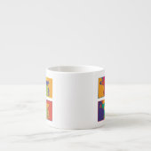 pinda's | Moderne Pop Art Snoopy Espresso Kop (Voorkant)