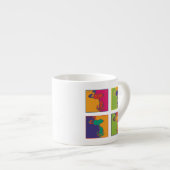 pinda's | Moderne Pop Art Snoopy Espresso Kop (Voorkant rechts)