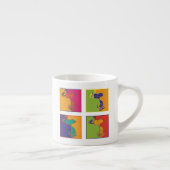 pinda's | Moderne Pop Art Snoopy Espresso Kop (Rechts)