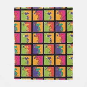 pinda's Moderne Pop Art Snoopy Fleece Deken