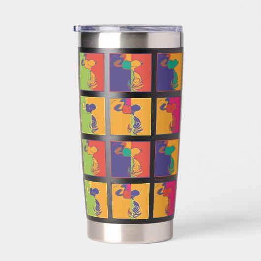 pinda's | Moderne Pop Art Snoopy Geïsoleerde Drinkbeker (Rechts)