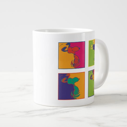 pinda's | Moderne Pop Art Snoopy Grote Koffiekop (Voorkant rechts)