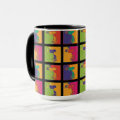 pinda's | Moderne Pop Art Snoopy Mok (Voorkant links)