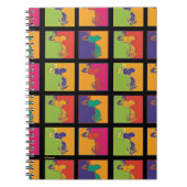 pinda's | Moderne Pop Art Snoopy Notitieboek (Voorkant)