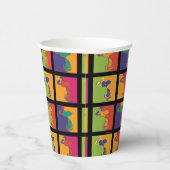 pinda's | Moderne Pop Art Snoopy Papieren Bekers (Rechts)