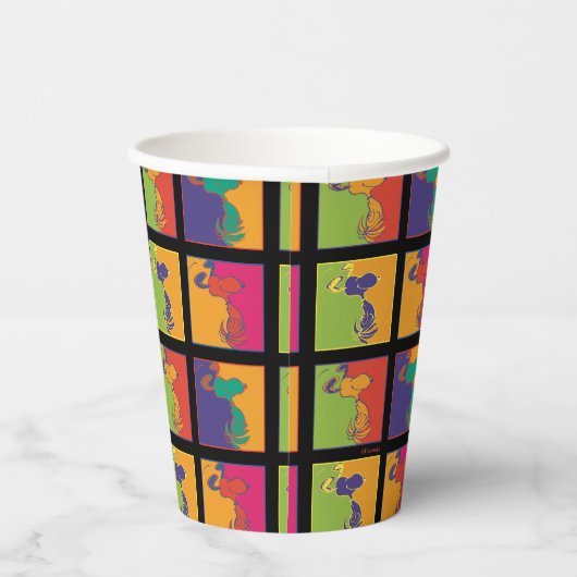 pinda's | Moderne Pop Art Snoopy Papieren Bekers (Rechts)