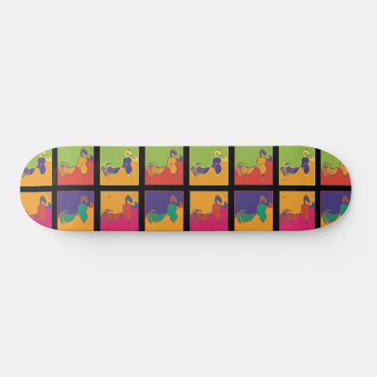 pinda's | Moderne Pop Art Snoopy Persoonlijk Skateboard (Horizontaal)