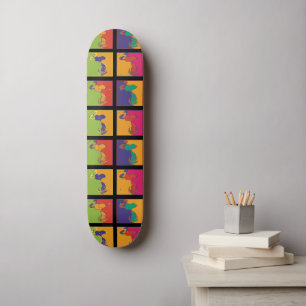 pinda's Moderne Pop Art Snoopy Persoonlijk Skateboard