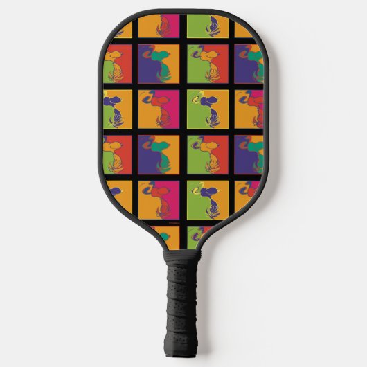 pinda's | Moderne Pop Art Snoopy Pickleball Paddle (Achterkant)