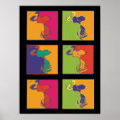 pinda's | Moderne Pop Art Snoopy Poster (Voorkant)