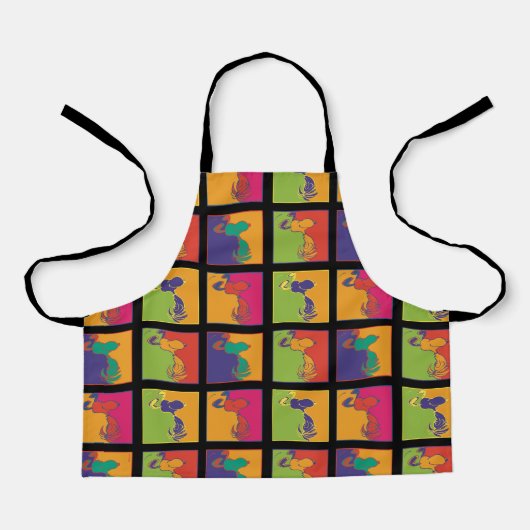 pinda's | Moderne Pop Art Snoopy Schort (Voorkant)