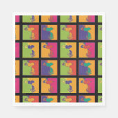 pinda's | Moderne Pop Art Snoopy Servet (Voorkant)