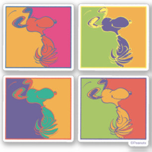 pinda's   Moderne Pop Art Snoopy Sticker