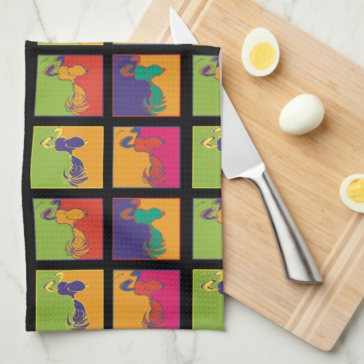 pinda's | Moderne Pop Art Snoopy Theedoek (Quarter Fold)