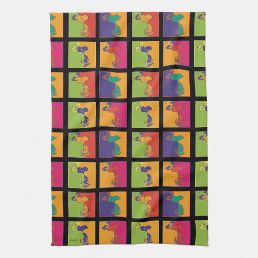 pinda's | Moderne Pop Art Snoopy Theedoek (Verticaal)
