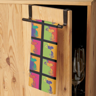 pinda's Moderne Pop Art Snoopy Theedoek