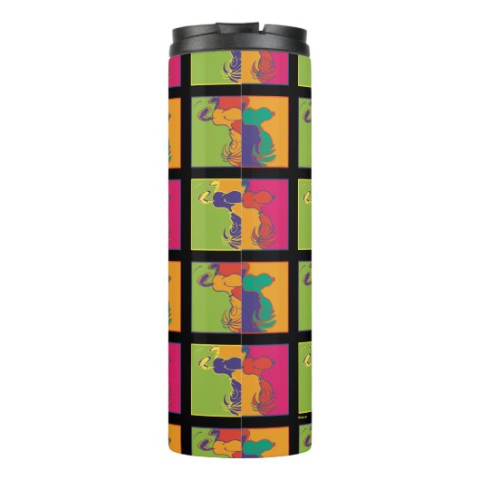 pinda's | Moderne Pop Art Snoopy Thermosbeker (Achterkant)