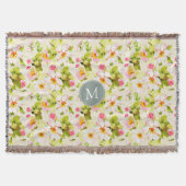  pinda's Monogram van Florence Throw B Deken (Voorkant)