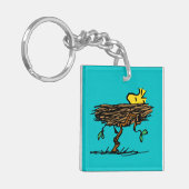 pinda's | Ontdopening van hout Sleutelhanger (Voorkant Links)