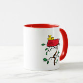 pinda's | Ontdoppen van hout in Snoopy's Dish Mok (Voorkant rechts)