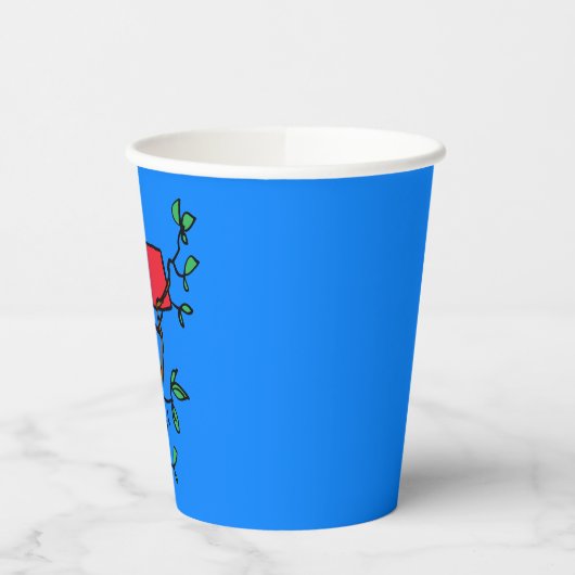 pinda's | Ontdoppen van hout in Snoopy's Dish Papieren Bekers (Links)