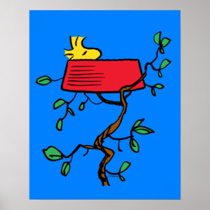 pinda's   Ontdoppen van hout in Snoopy's Dish Poster