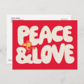 pinda's | Peace & Love Woodstock Briefkaart (Voorkant / Achterkant)