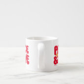 pinda's | Peace & Love Woodstock Espresso Kop (Achterkant)