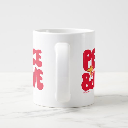 pinda's | Peace & Love Woodstock Grote Koffiekop (Achterkant)