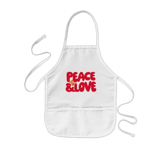 pinda's | Peace & Love Woodstock Kinder Schort (Voorkant)