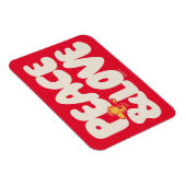 pinda's | Peace & Love Woodstock Magneet (Rechterzijde)