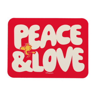 pinda's   Peace & Love Woodstock Magneet