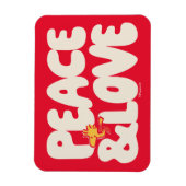 pinda's | Peace & Love Woodstock Magneet (Verticaal)