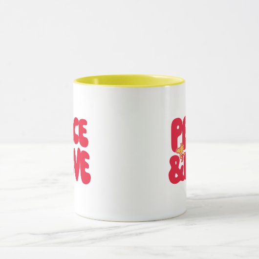 pinda's | Peace & Love Woodstock Mok (Midden)