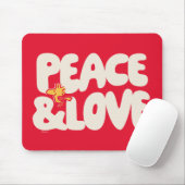pinda's | Peace & Love Woodstock Muismat (Met muis)