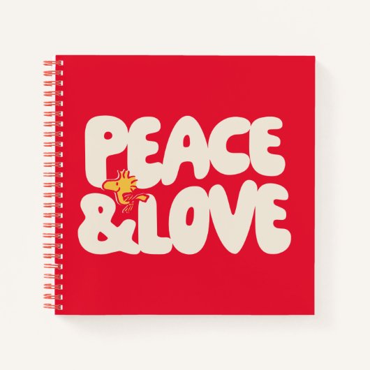 pinda's | Peace & Love Woodstock Notitieboek (Voorkant)